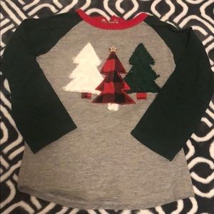 Mudpie shirt with the cutest three trees on front